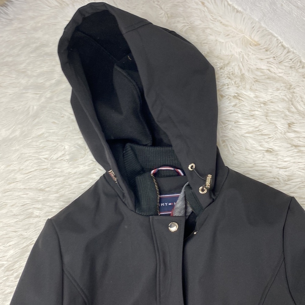 Tommy Hilfiger Black Dress Coat - Picture 2 of 6